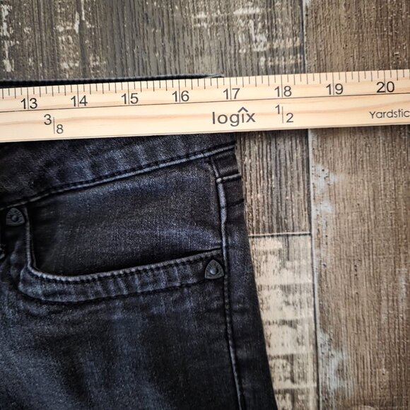 Kut From the Kloth Woman's Straight Leg Jeans Black 12p - Picture 8 of 9